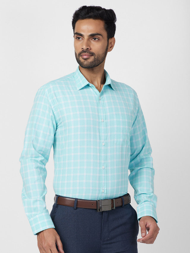 Park Avenue Blue Formal Shirt