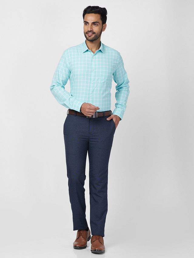 Park Avenue Blue Formal Shirt