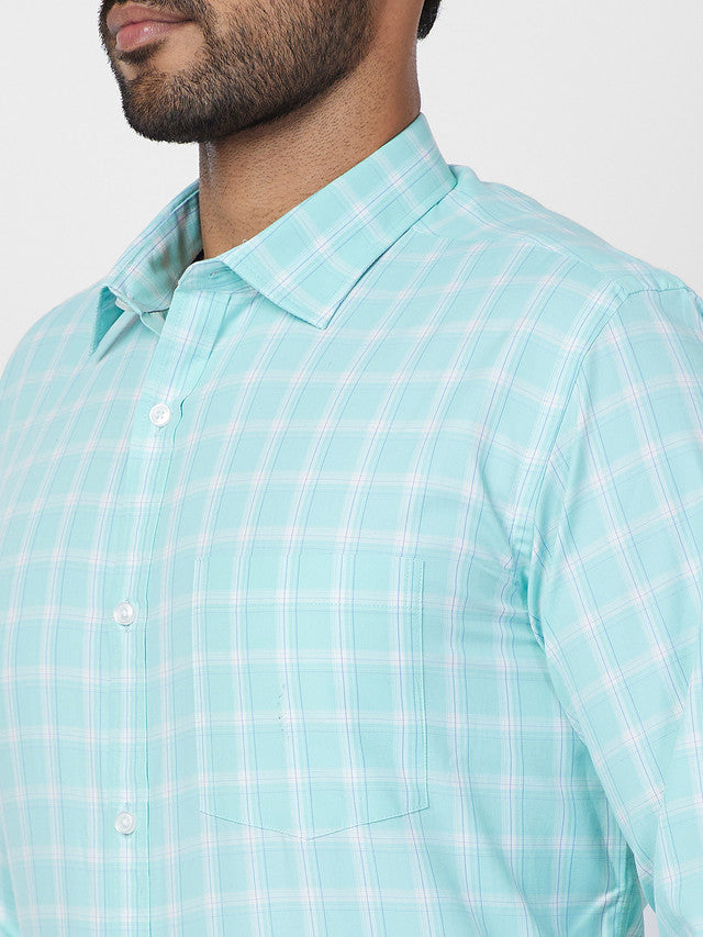 Park Avenue Blue Formal Shirt