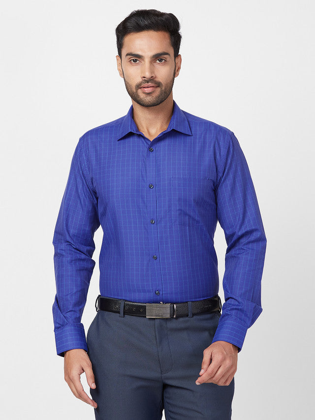 Park Avenue Blue Formal Shirt