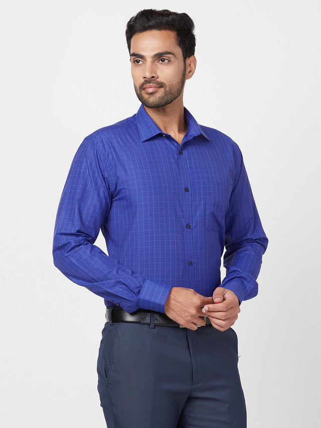 Park Avenue Blue Formal Shirt