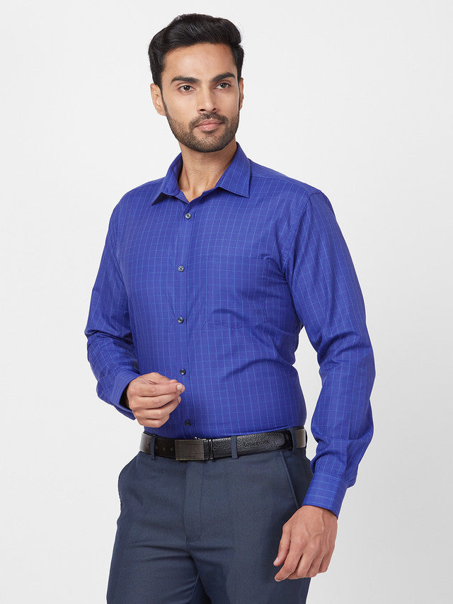 Park Avenue Blue Formal Shirt