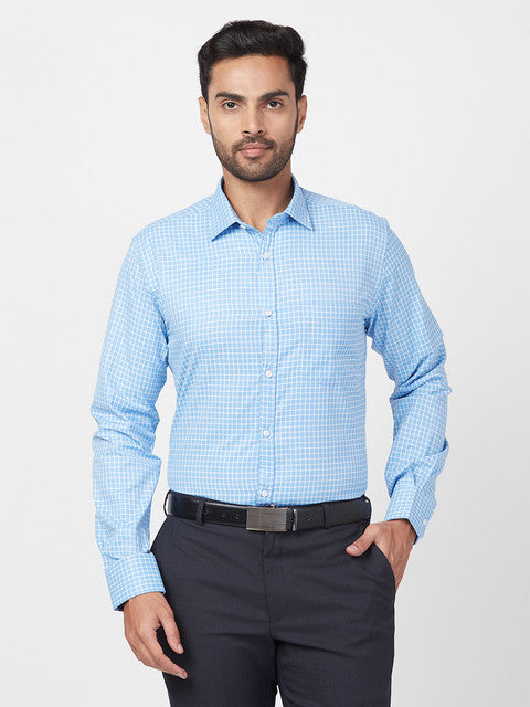 Park Avenue Blue Formal Shirt