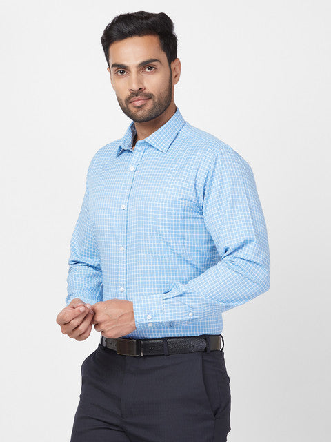 Park Avenue Blue Formal Shirt