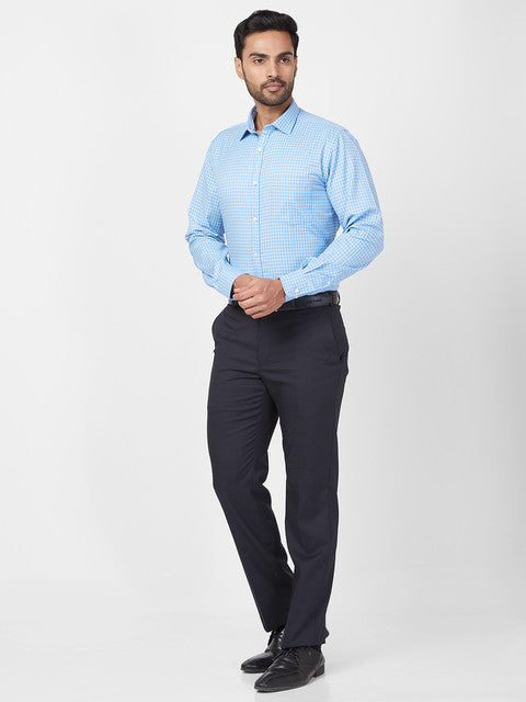 Park Avenue Blue Formal Shirt