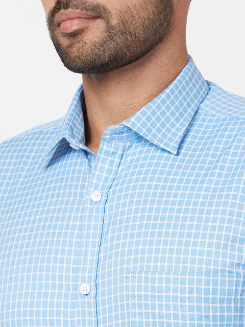 Park Avenue Blue Formal Shirt