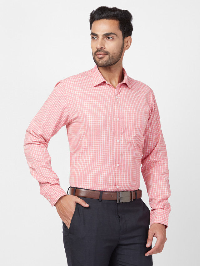 Park Avenue Red Formal Shirt