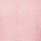 Park Avenue Men Pink Checks Slim Fit Cotton Blend Formal Shirt