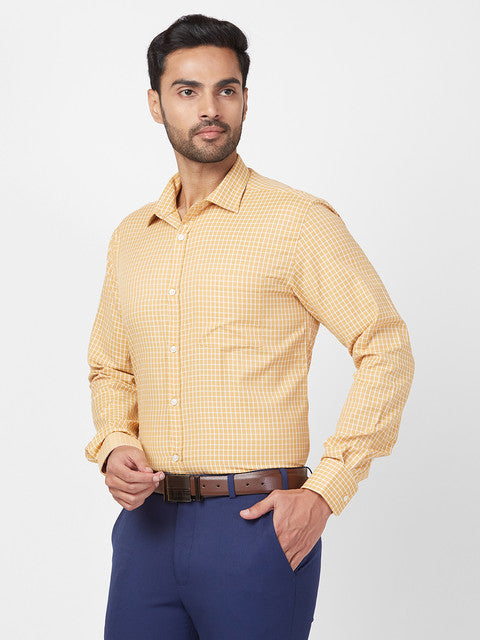 Park Avenue Yellow Formal Shirt