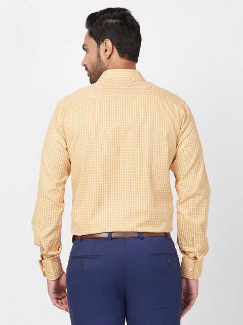 Park Avenue Yellow Formal Shirt