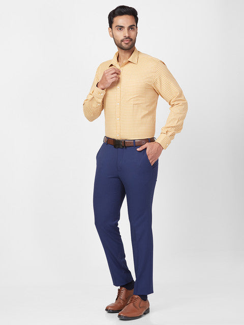 Park Avenue Yellow Formal Shirt