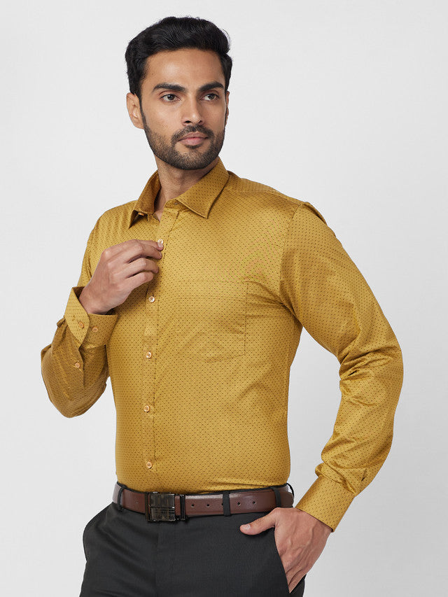 Park Avenue Beige Formal Shirt