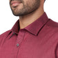 Park Avenue Maroon Formal Shirt