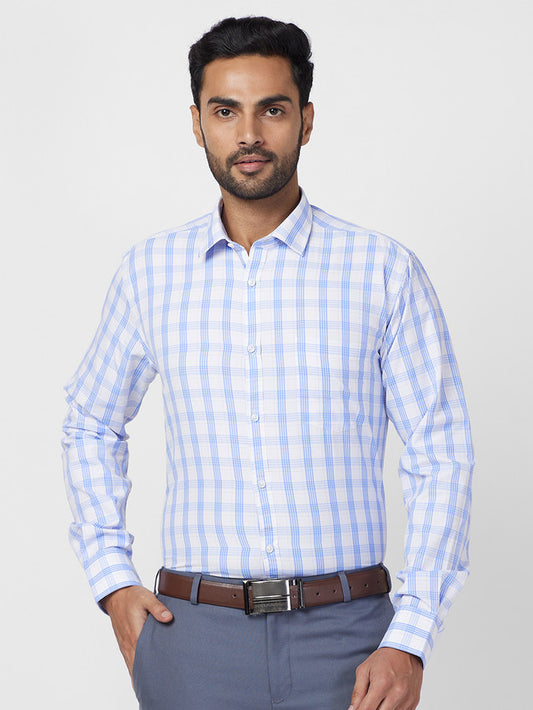 Park Avenue Blue Formal Shirt