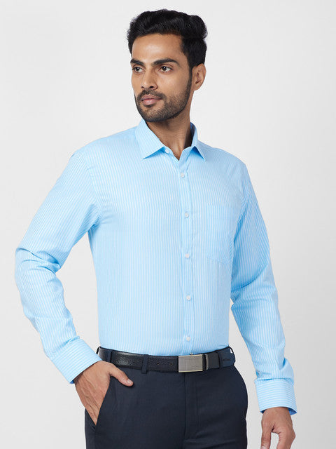 Park Avenue Blue Formal Shirt