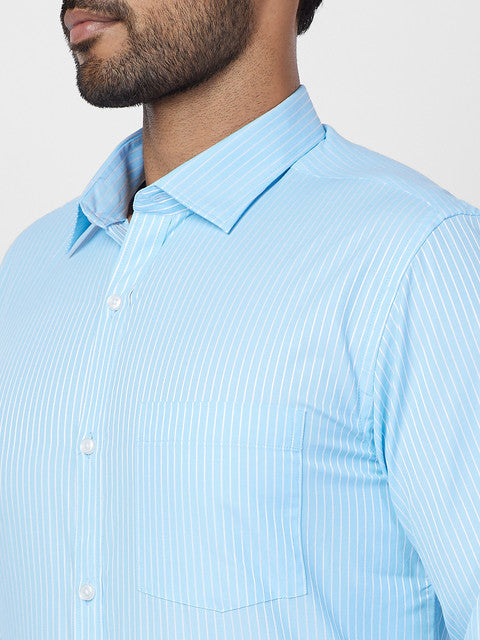 Park Avenue Blue Formal Shirt