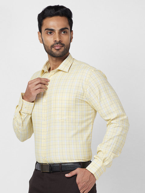 Park Avenue Yellow Formal Shirt