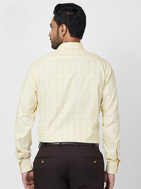 Park Avenue Yellow Formal Shirt