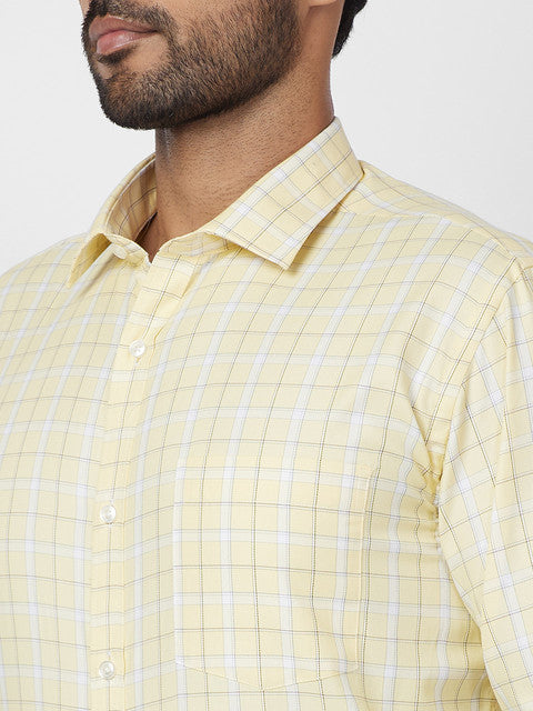 Park Avenue Yellow Formal Shirt