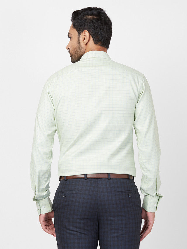 Park Avenue Green Formal Shirt