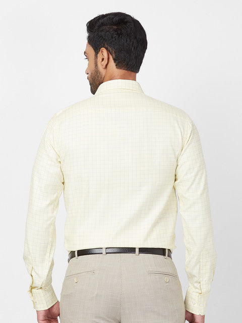 Park Avenue Yellow Formal Shirt