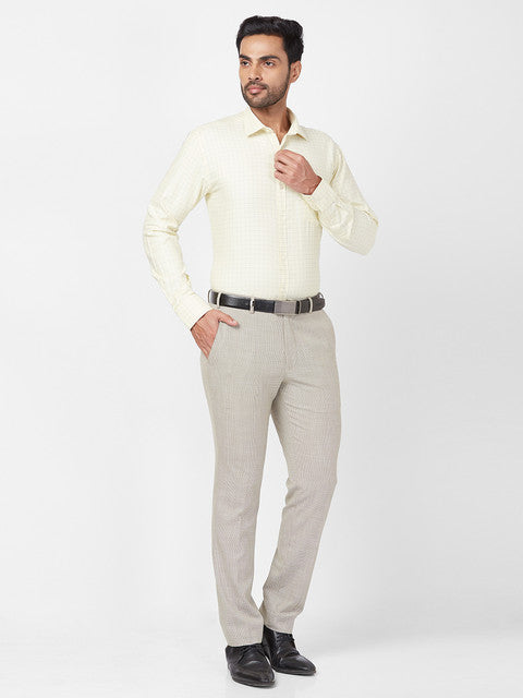 Park Avenue Yellow Formal Shirt