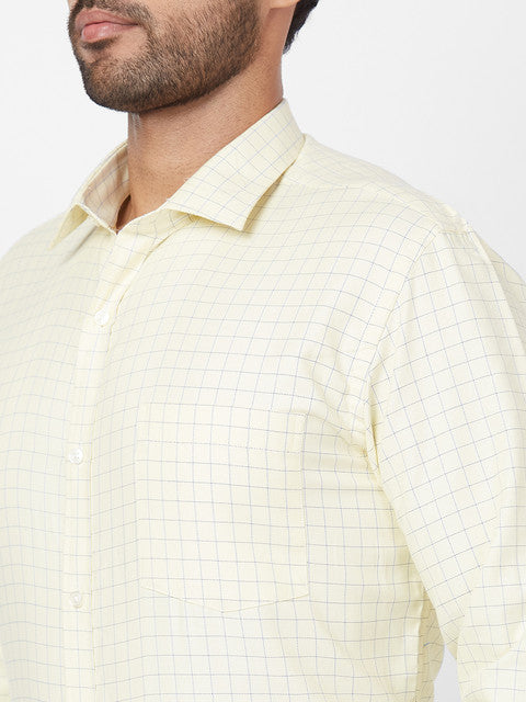 Park Avenue Yellow Formal Shirt