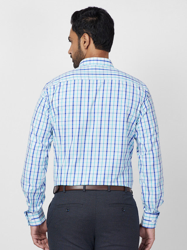 Park Avenue Blue Formal Shirt