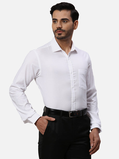 Park Avenue White Formal Shirts