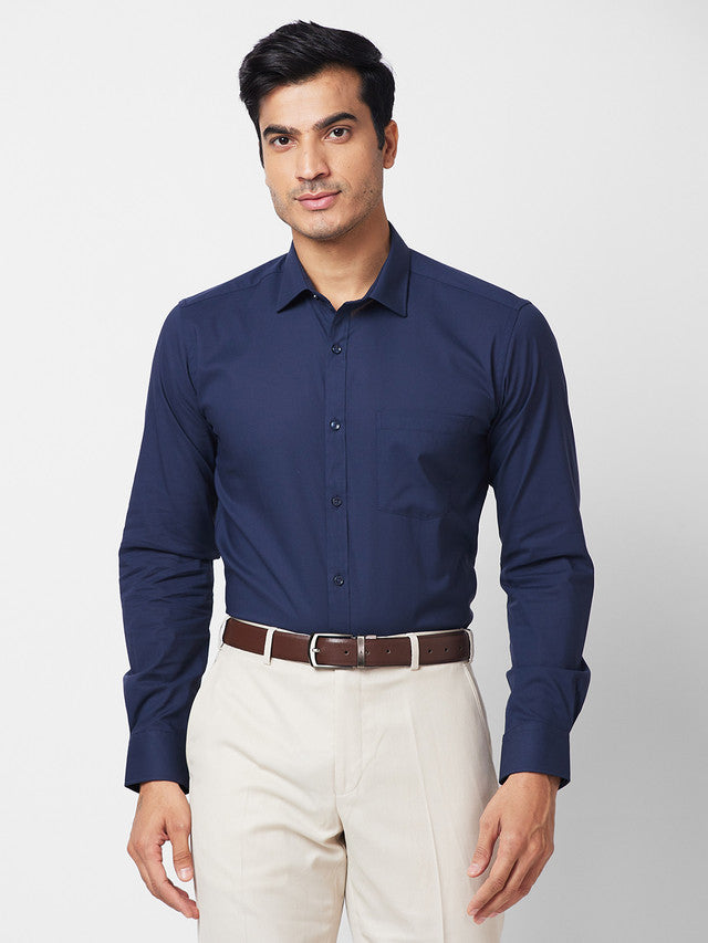 Park Avenue Blue Formal Shirt