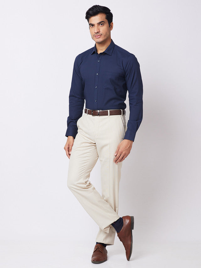 Park Avenue Blue Formal Shirt