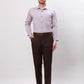 Park Avenue Men Blue Slim Fit Solid Polyester Shirts