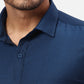 Park Avenue Blue Formal Shirts