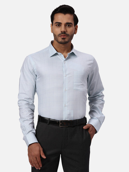 Park Avenue Blue Formal Shirt