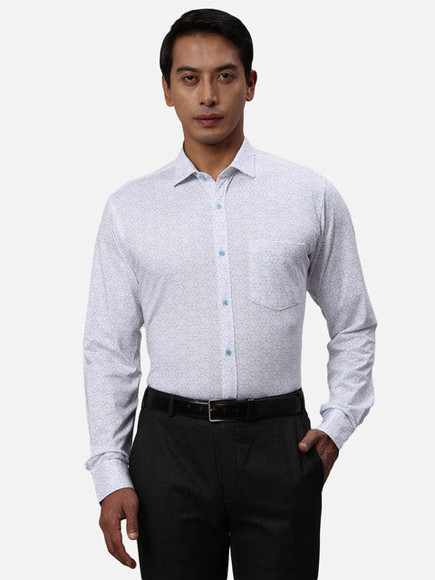 Park Avenue Blue Formal Shirts