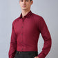Park Avenue Maroon Formal Shirt 