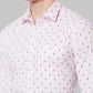 Park Avenue Men Pink Solid Slim Fit Cotton Formal Shirt