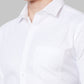 Park Avenue Men White Slim Fit Solid Formal Shirt