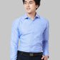 Men Grey Slim Fit Solid Cotton Blend Shirts