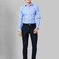 Men Grey Slim Fit Solid Cotton Blend Shirts