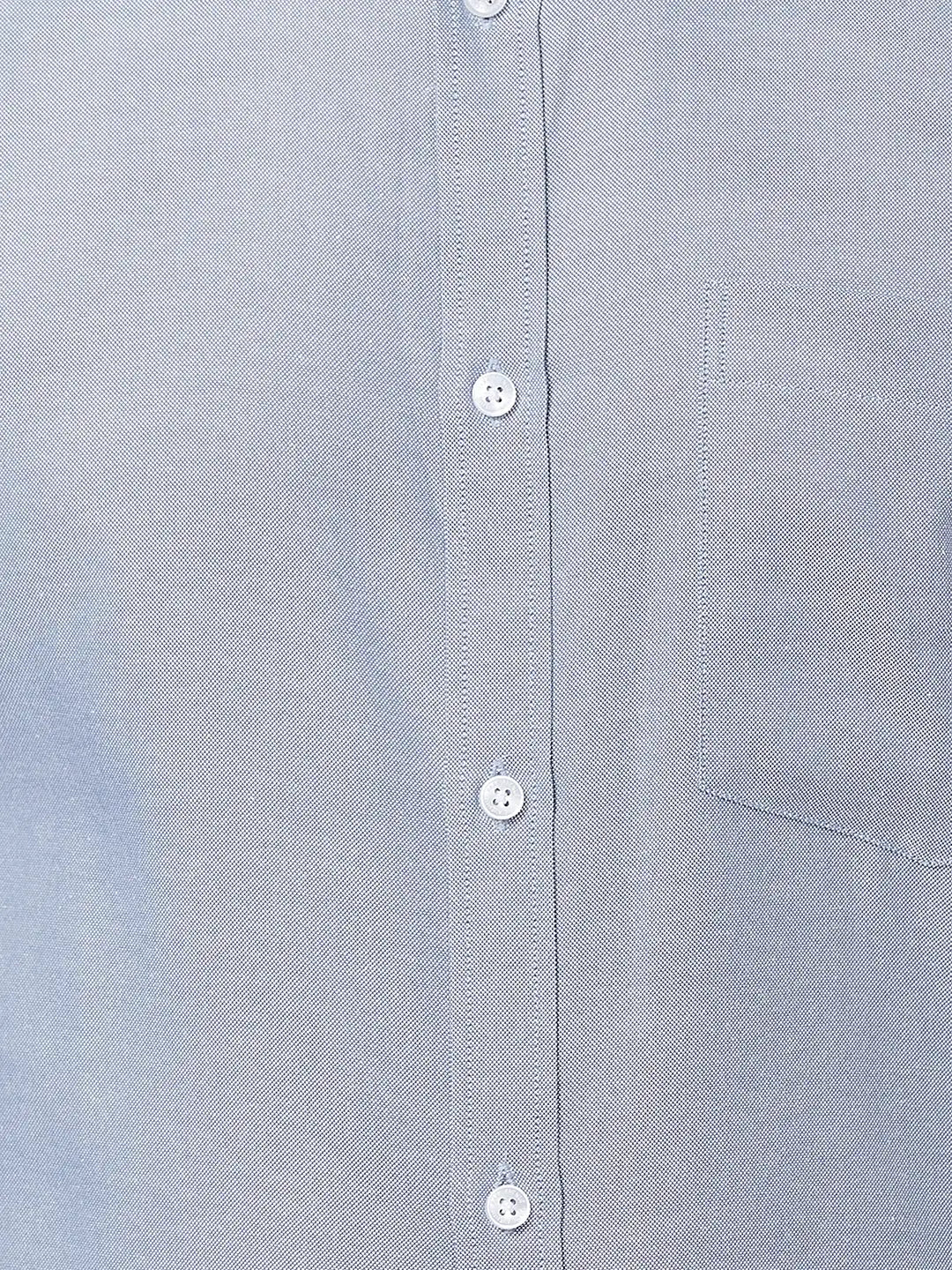 Men Grey Slim Fit Solid Cotton Blend Shirts