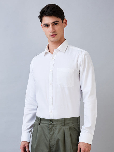 Park Avenue White Formal Shirt 
