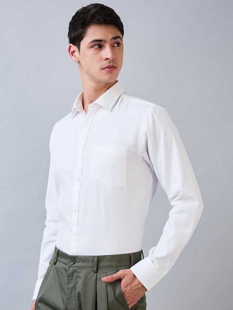Park Avenue White Formal Shirt 