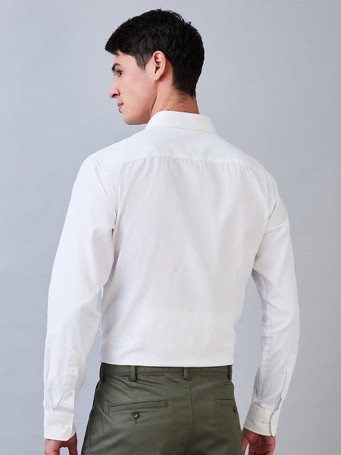 Park Avenue White Formal Shirt 