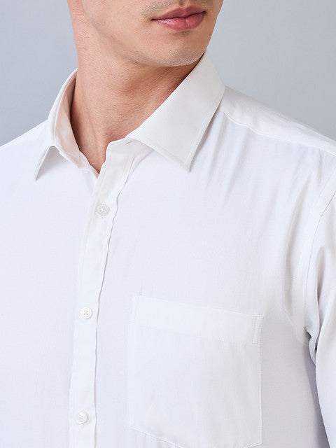 Park Avenue White Formal Shirt 