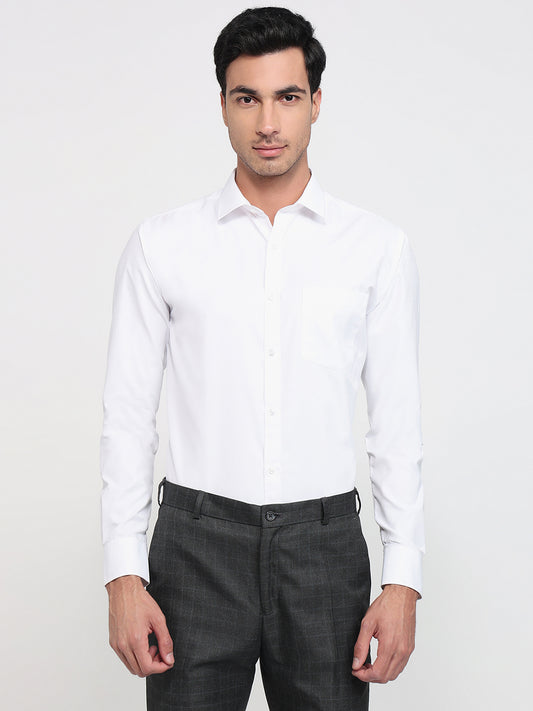 Park Avenue White Formal Shirt