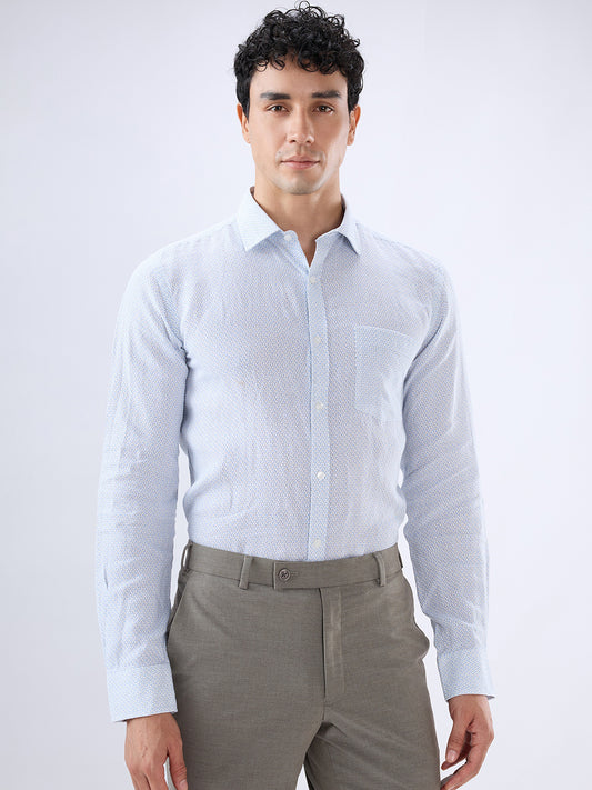 Park Avenue Blue Formal Shirt