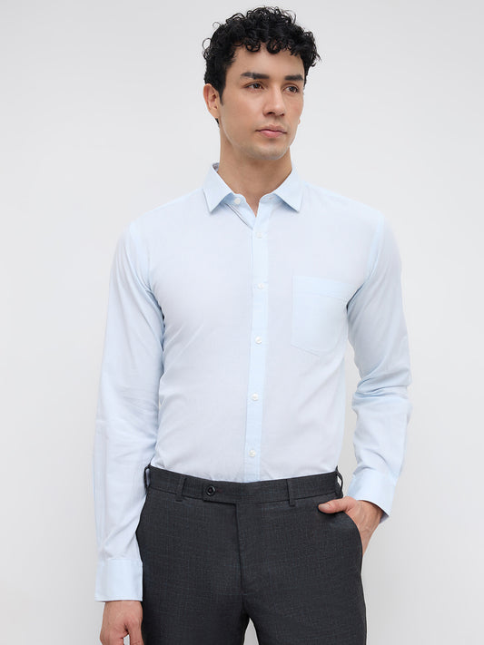 Park Avenue Blue Formal Shirt