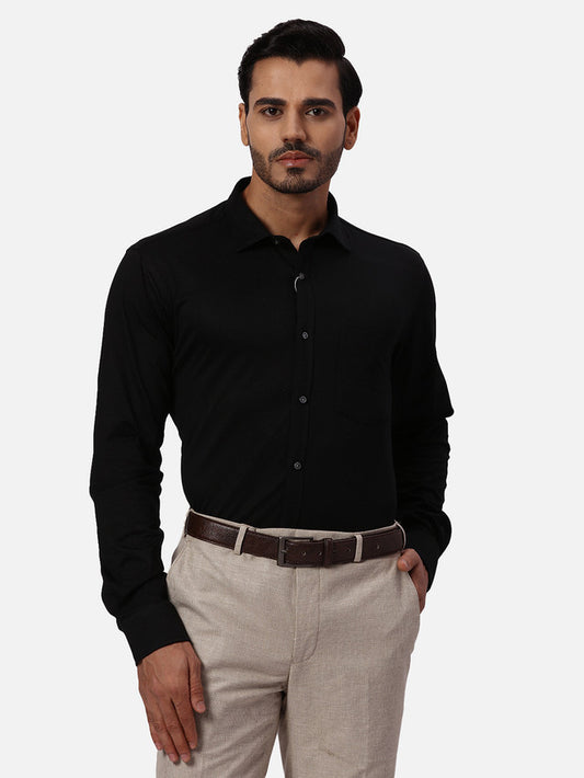 Park Avenue Black Formal Shirt