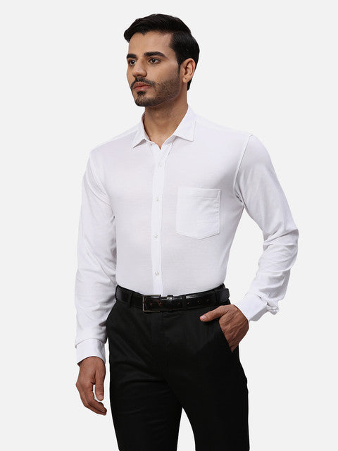 Park Avenue White Formal Shirts